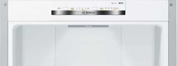 Bosch KGN392LEBG Series 4, Free-standing fridge-freezer with freezer at bottom, 203 x 60 cm, Stainless steel look-6