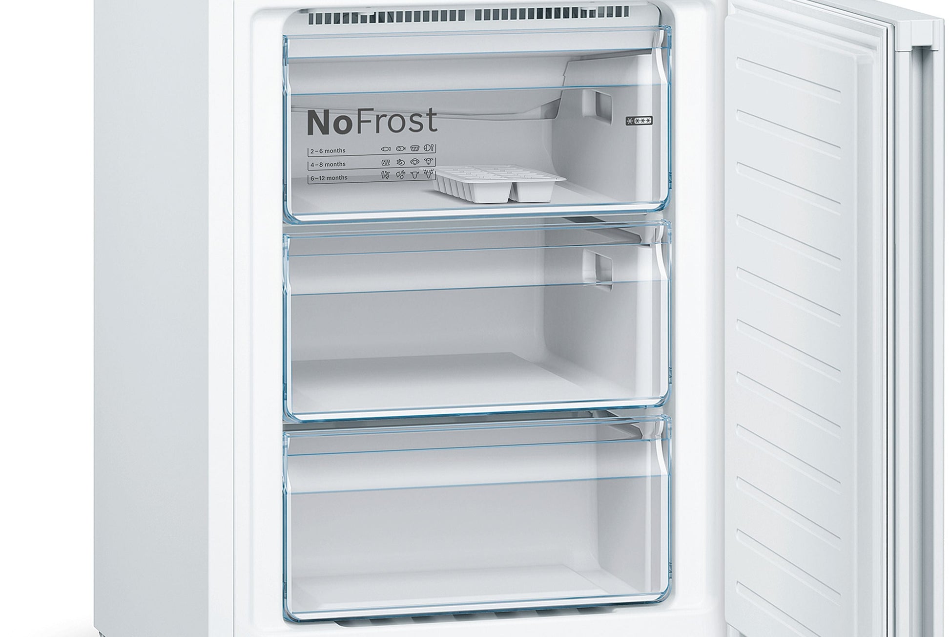Bosch No Frost - above 200cm Height x 60cm wide Series 4 KGN392WEBG
