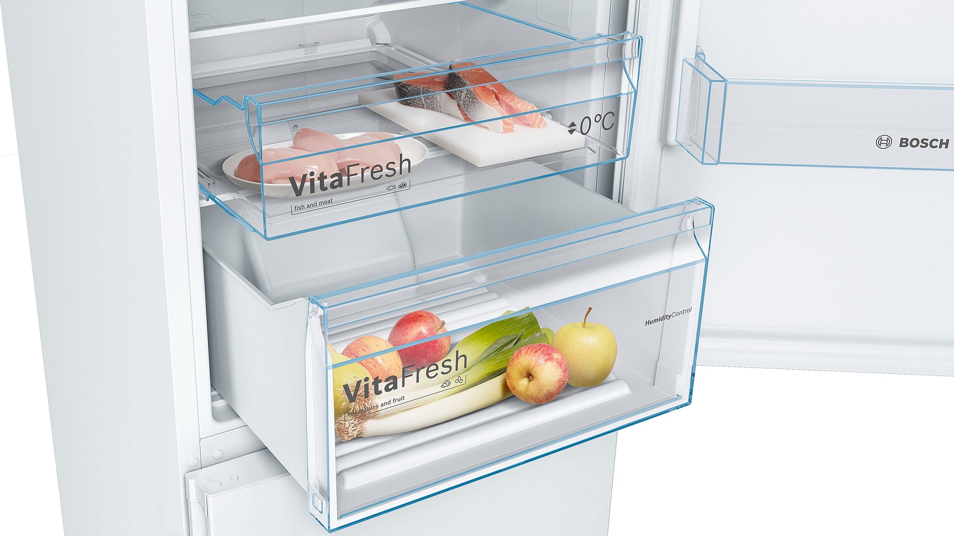 Bosch No Frost - above 200cm Height x 60cm wide Series 4 KGN392WEBG