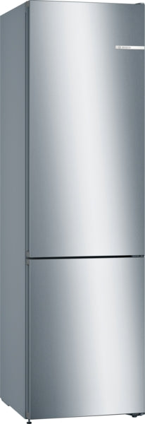 Bosch KGN392LEBG Series 4, Free-standing fridge-freezer with freezer at bottom, 203 x 60 cm, Stainless steel look-1