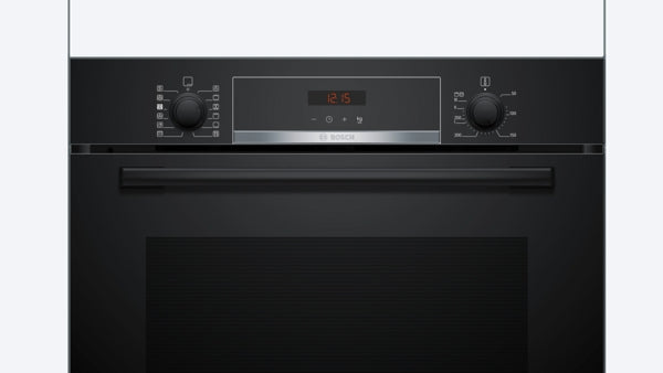 Bosch Series 4, HQA574BB3B Built-in oven with added steam function, 60 x 60 cm, Black-2