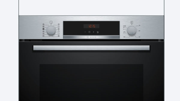 Series 4, Built-in oven with added steam function, 60 x 60 cm, Stainless steel