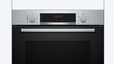 Bosch HQA574BS3B Series 4, Built-in oven with added steam function, 60 x 60 cm, Stainless steel-3