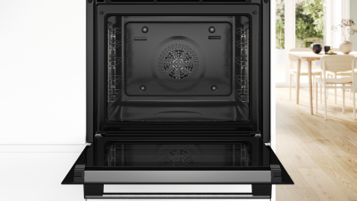 Bosch HQA574BS3B Series 4, Built-in oven with added steam function, 60 x 60 cm, Stainless steel-4