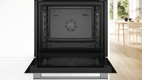 Series 4, Built-in oven with added steam function, 60 x 60 cm, White-3
