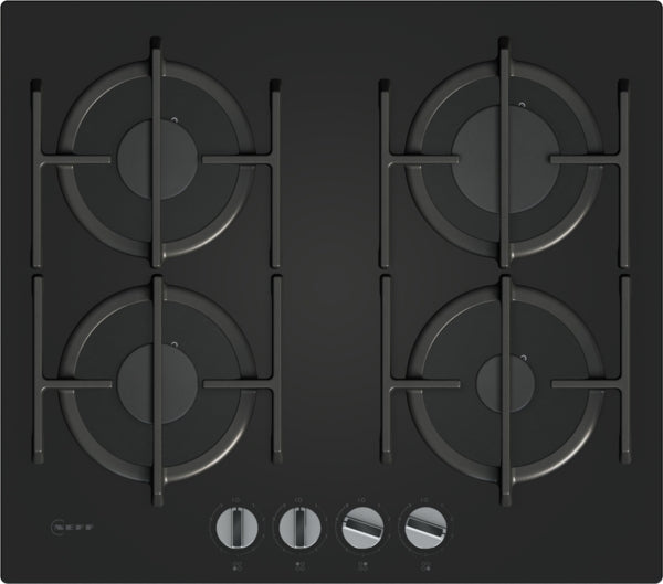 Neff T26PIP4S0 N 70, Gas hob, 60 cm, Tempered glass, Black-1