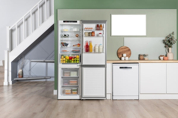 Bosch KGN362LDFG Series 4, Free-standing fridge-freezer with freezer at bottom, 186 x 60 cm, Stainless steel look-6
