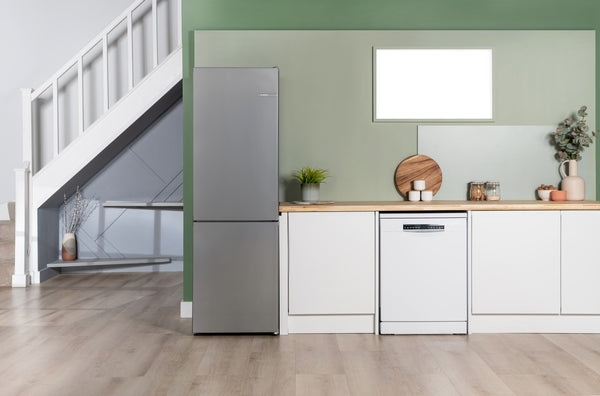Bosch KGN362LDFG Series 4, Free-standing fridge-freezer with freezer at bottom, 186 x 60 cm, Stainless steel look-5