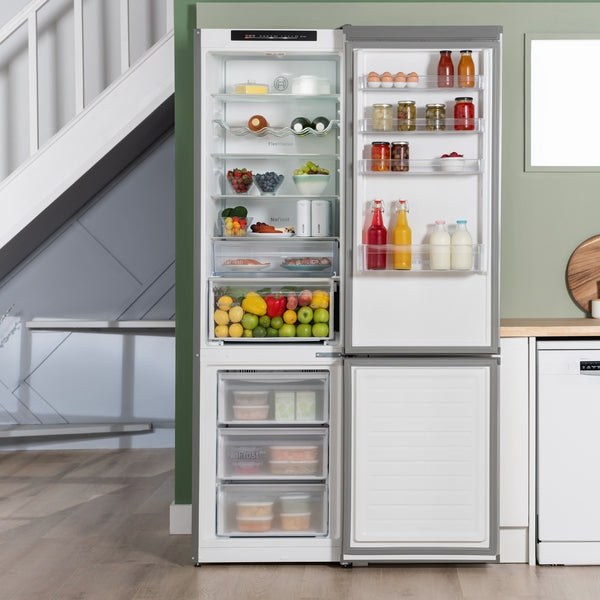 Bosch KGN392LDFG Series 4, Free-standing fridge-freezer with freezer at bottom, 203 x 60 cm, Stainless steel look-10