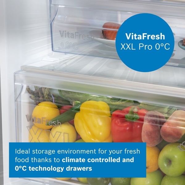 Bosch KGN392LDFG Series 4, Free-standing fridge-freezer with freezer at bottom, 203 x 60 cm, Stainless steel look-14