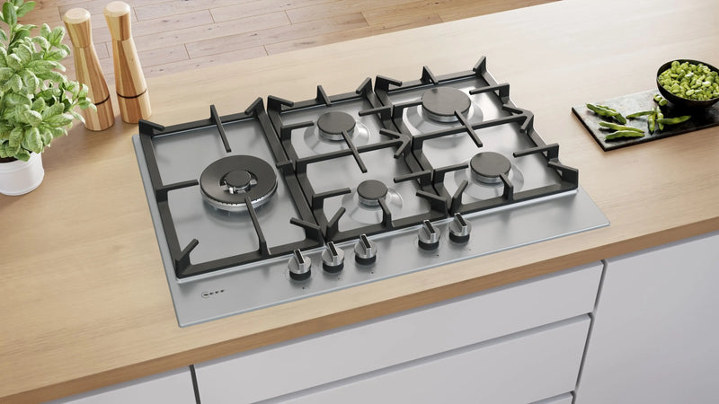 Neff T27CIS8N0 N 70, Gas hob, 75 cm, Stainless steel-3