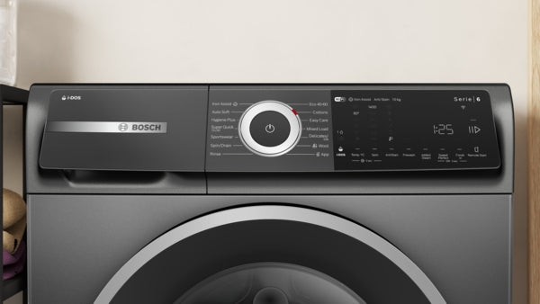 Bosch WGH254ARGB Series 6, Washing machine, front loader, 10 kg, max. 1400 rpm, Cast iron grey-3