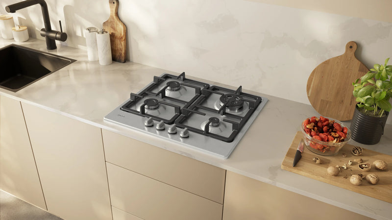 Neff T26GKH8N0 N 50, Gas hob, 60 cm, Stainless steel-3