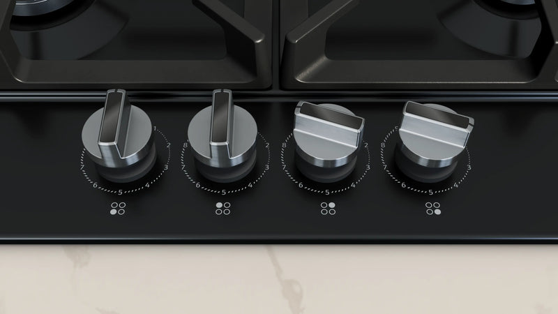 Neff T26CIP8S0 N 70, Gas hob, 60 cm, Enamel, Black-4
