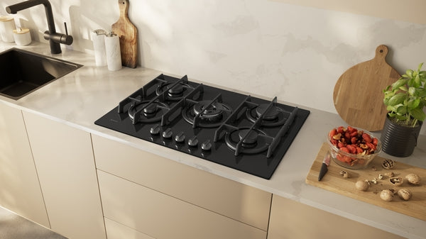 Neff T27PIQ4S0 N 70, Gas hob, 75 cm, Tempered glass, Black-8