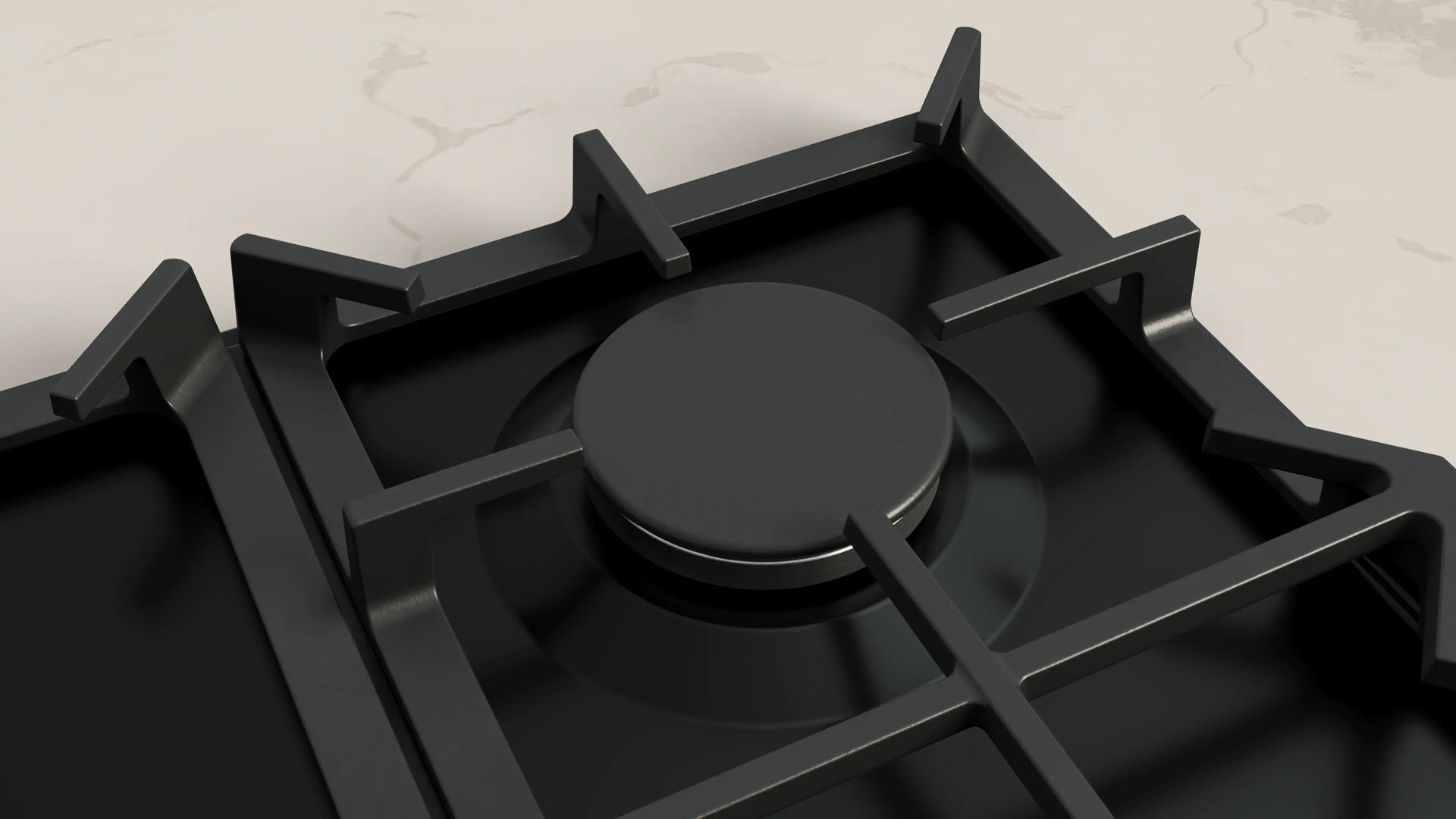 Neff N 70, Gas hob, 75 cm, Enamel, Black