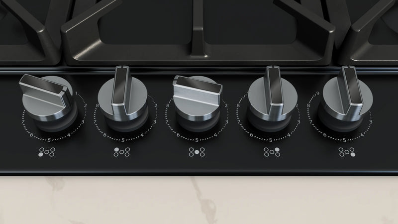 Neff N 70, Gas hob, 75 cm, Enamel, Black-4
