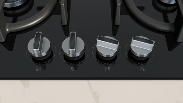 Neff T26PIP4S0 N 70, Gas hob, 60 cm, Tempered glass, Black