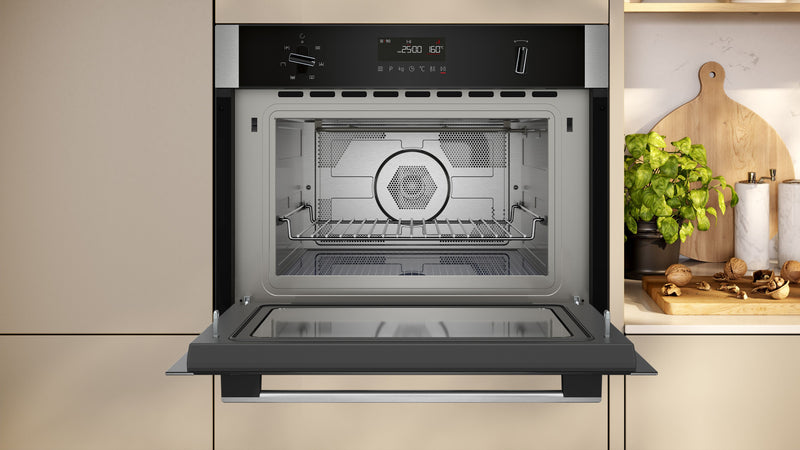 N 50, Built-in microwave oven with hot air, 60 x 45 cm, Stainless steel product photo (25892145_C1AMG84N1B_PGA3_def.jpg)