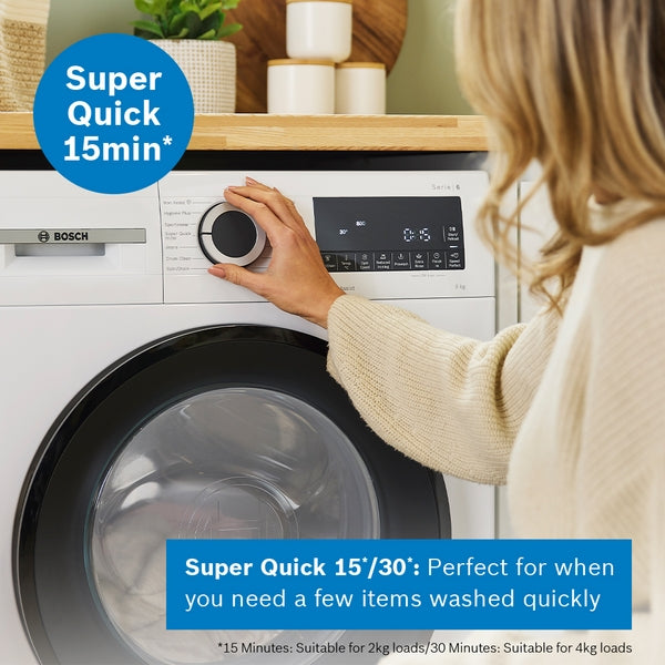 Series 6, Washing machine, front loader, 9 kg, max. 1400 rpm-9