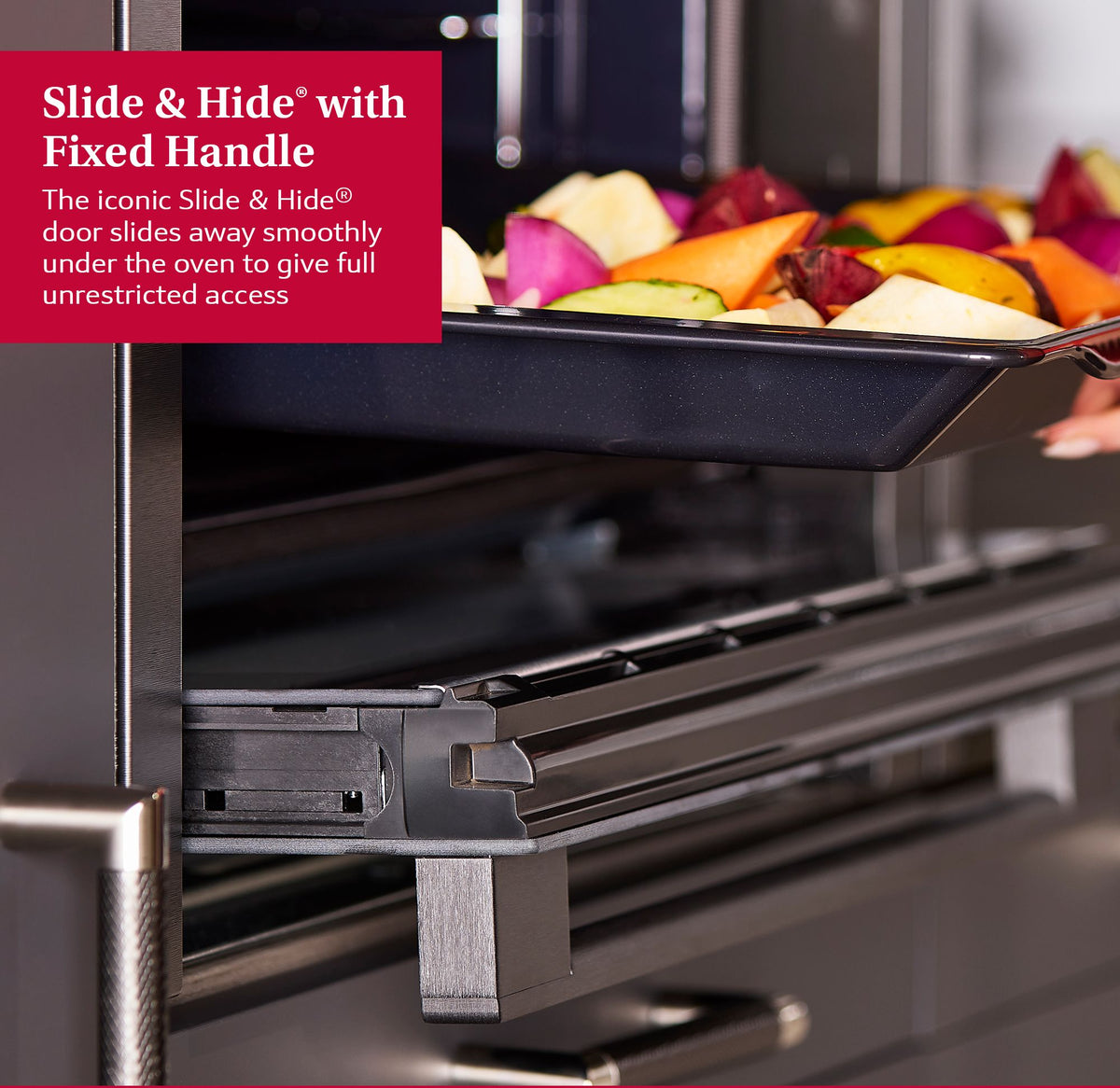 Neff N 50 B6ACH7AG7B, Built-in oven, 60 x 60 cm, Graphite-Grey product photo (26157823_8_NEFF_Ovens_Slide__Hide_FixedHandle_def.jpg)