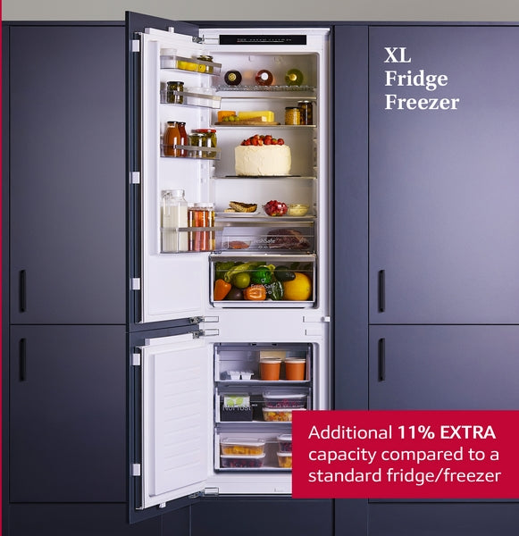 Neff KI7962FD0G N 50, Built-in fridge-freezer with freezer at bottom, 193.5 x 55.8 cm, flat hinge-7