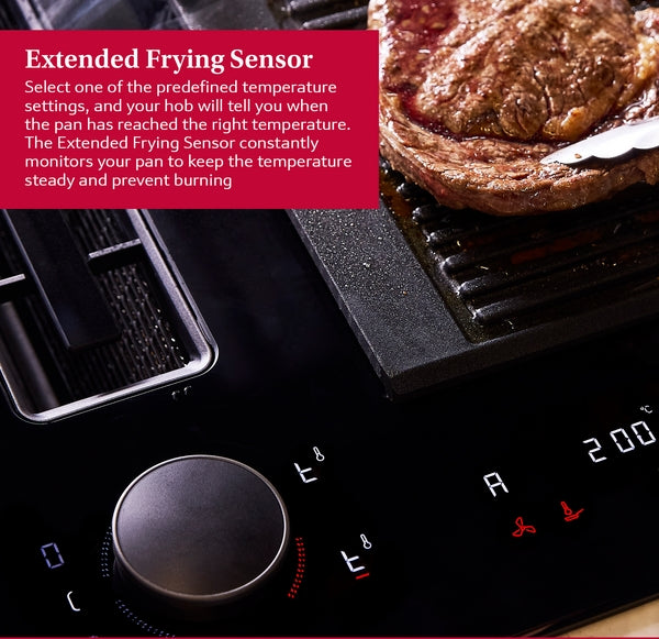 Neff V68YYX4C0 N 90, Induction hob with integrated ventilation system, 80 cm, Flex Design-12