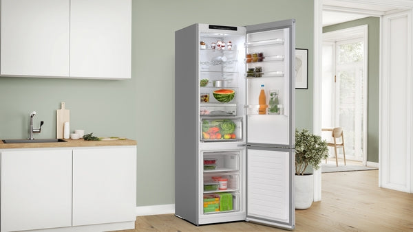 Bosch KGN392LAGG Series 4, Free-standing fridge-freezer with freezer at bottom, 203 x 60 cm, Stainless steel look-13