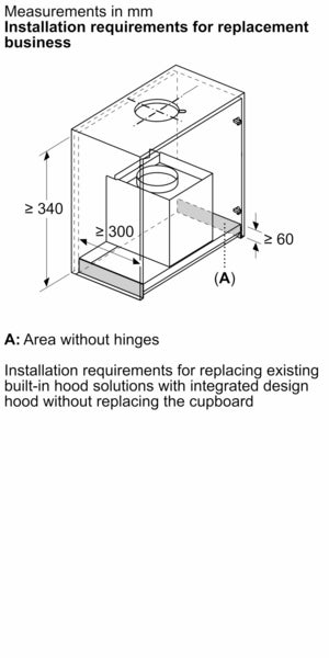 Neff Integrated Design Hoods D65XCC2S0B-15