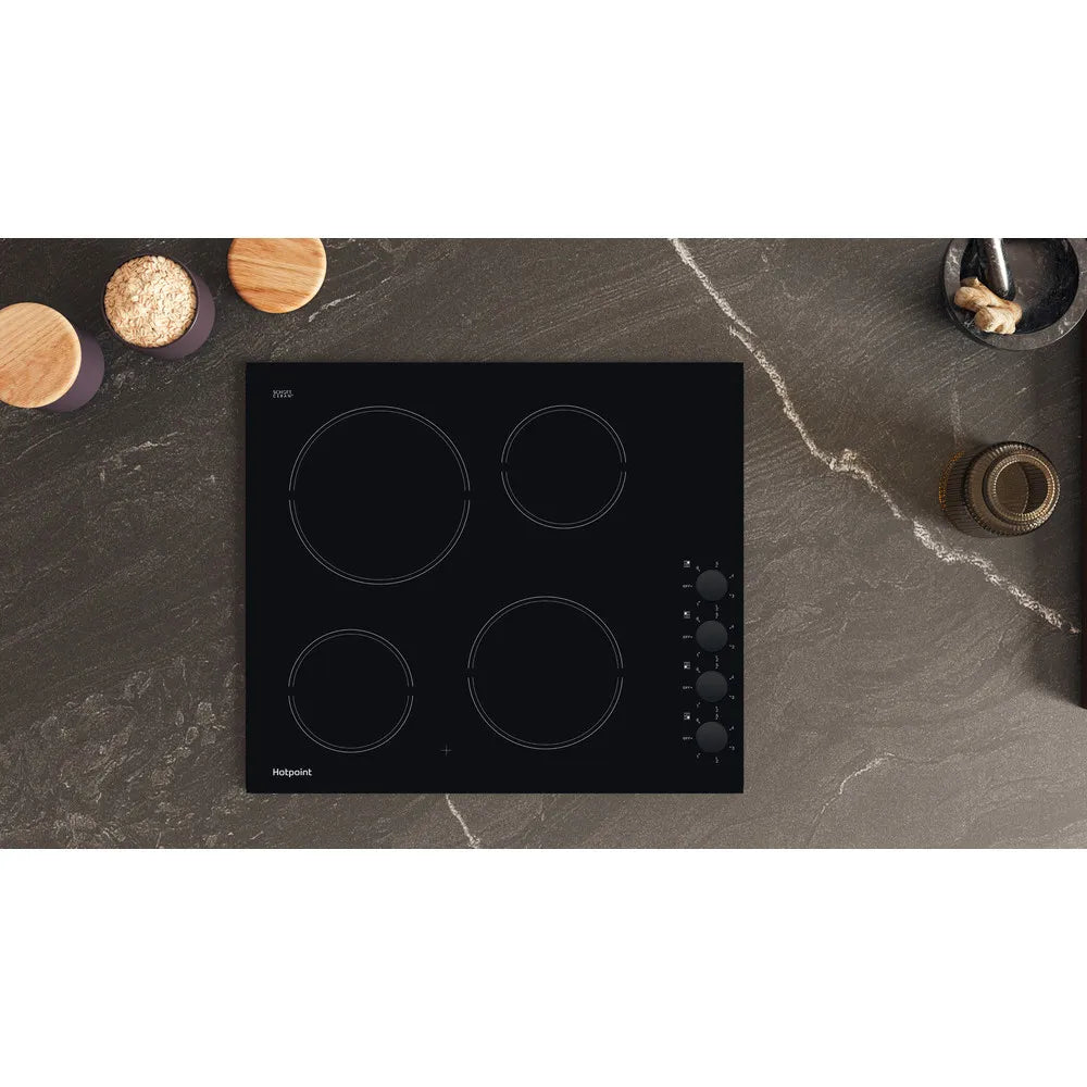 Hotpoint 60cm Ceramic Hob with Side Dial Control