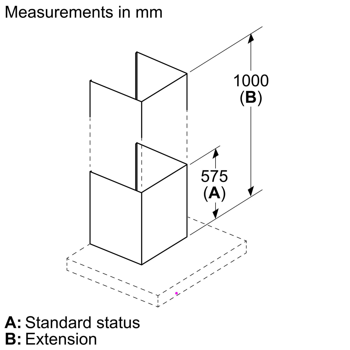 Bosch Optional Accessories for Integrated Design Hoods DWZ1FB6K2