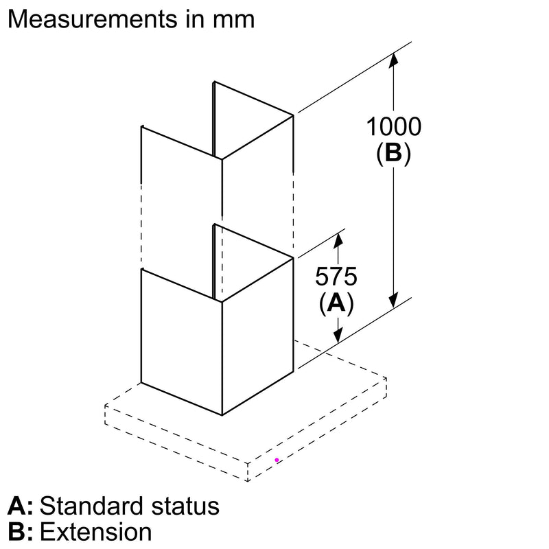 Bosch Optional Accessories for Integrated Design Hoods DWZ1FB6K2