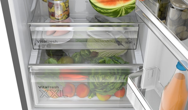 Bosch KGN39OCAFG Series 4, Free-standing fridge-freezer with freezer at bottom-3