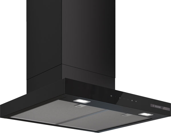 Bosch DWB67DN60B Series 6, Wall-mounted cooker hood, 60 cm, Matt black