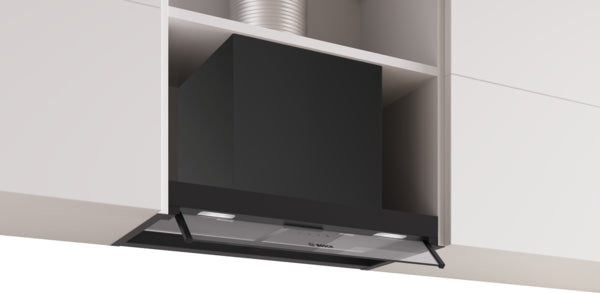 Bosch DBB65CC60B Series 4, Integrated Design Hood, 60 cm, clear glass, Matt black-1