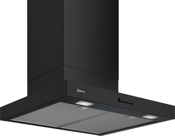 N 50, Wall-mounted cooker hood, 60 cm, Matt black-1