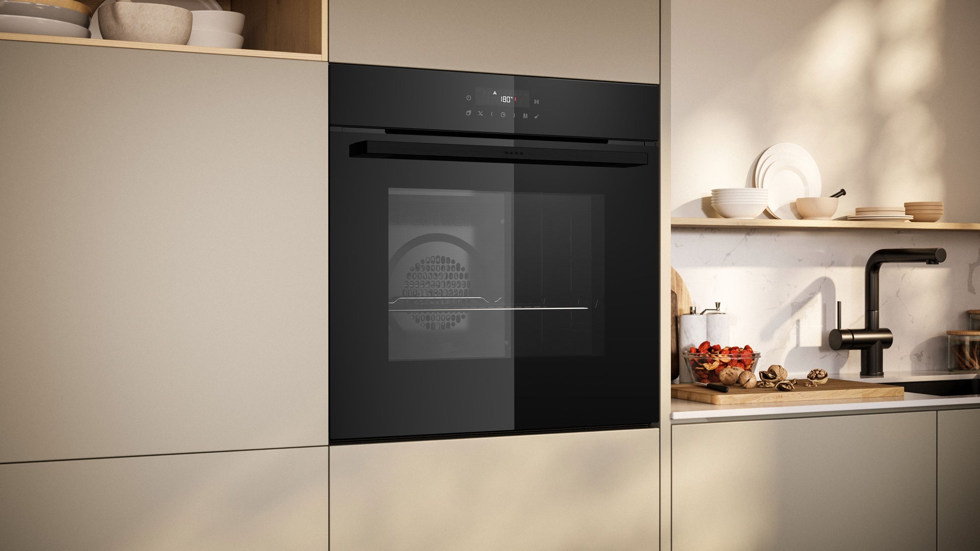 N 30, Built-in oven, 60 x 60 cm, Black product photo (26944019_B2CCJ7AK0B_PGA5_def.jpg)