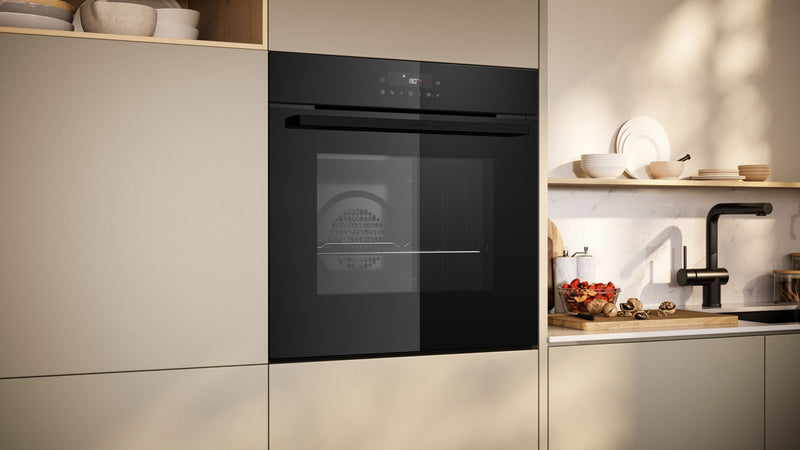 N 30, Built-in oven, 60 x 60 cm, Black product photo (26944019_B2CCJ7AK0B_PGA5_def.jpg)