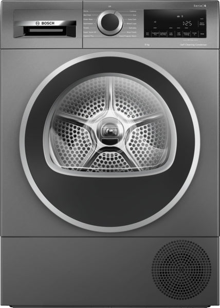 Bosch WQG245R2GB Series 6, Heat pump tumble dryer, 9 kg, Cast iron grey-2