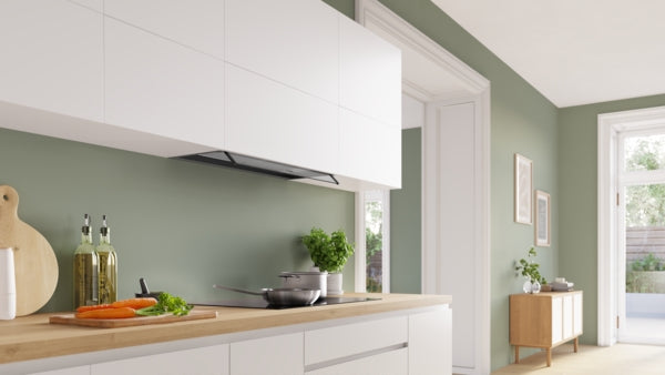 Bosch DBB85CC60B Series 4 Integrated Design Hood, 80 cm, clear glass, Matt black-2