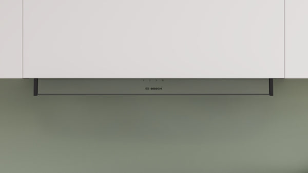 Bosch DBB85CC60B Series 4 Integrated Design Hood, 80 cm, clear glass, Matt black-6