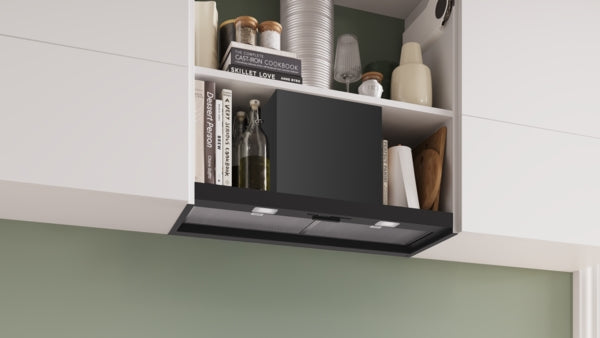 Bosch DBB83BC60B Series 2 Integrated Design Hood, 80 cm, Matt black-3