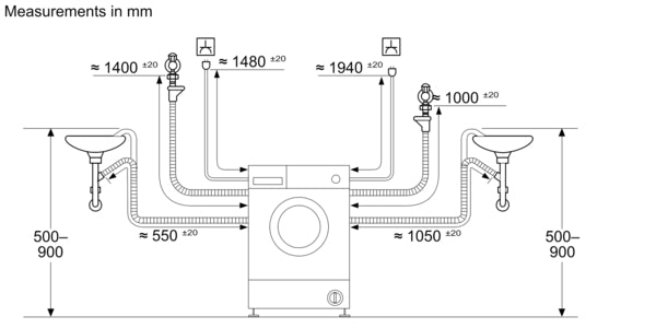 Bosch WKD28260GB Series 4, Washer dryer, 8/5 kg-9