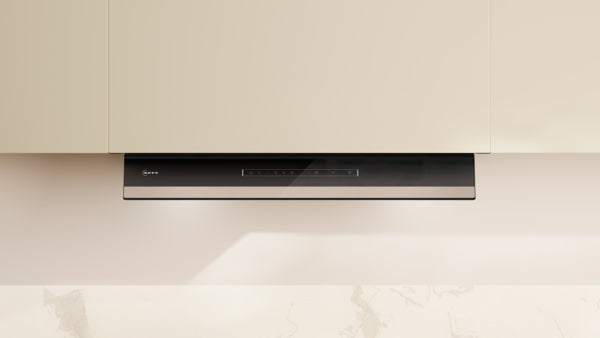 N 90, Integrated Design Hood, 60 cm, clear glass black printed, Matt black-7