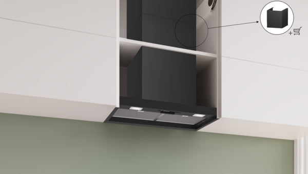 Bosch DBB63BC60B Series 2 Integrated Design Hood,  60 cm, Matt black-5