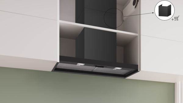 Bosch DBB83BC60B Series 2 Integrated Design Hood, 80 cm, Matt black-5