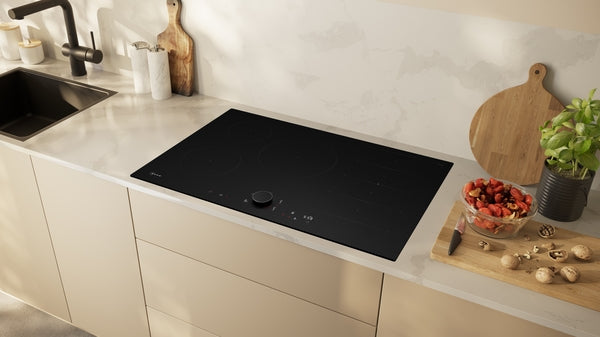 N 90, Induction hob, 80 cm, Matt black,-3