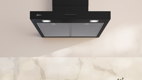 N 50, Wall-mounted cooker hood, 60 cm, Matt black-2
