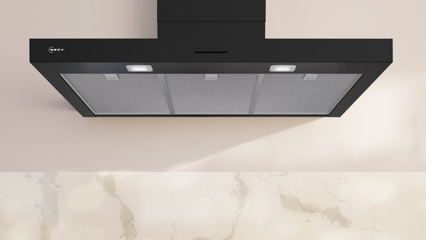 N 50, Wall-mounted cooker hood, 90 cm, Matt black-2