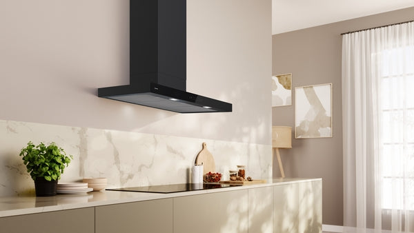 N 70, Wall-mounted cooker hood, 90 cm, Matt black-3